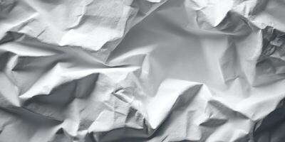 close up of textured wrinkled crumpled paper surface photo