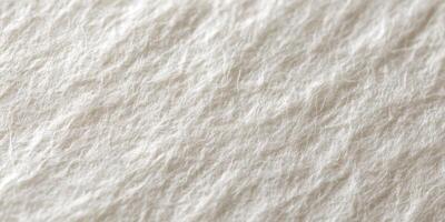 Close up texture of soft white wool fabric surface photo