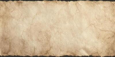 old vintage paper texture with yellowed stains and creases photo