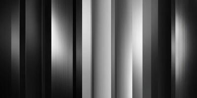 Abstract vertical black and white metallic lines background photo