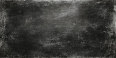 Dark grunge black textured abstract background image photo