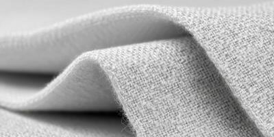 Closeup of textured fabric showing detailed weave pattern photo