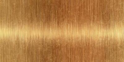 Shiny textured golden metal surface close up photo