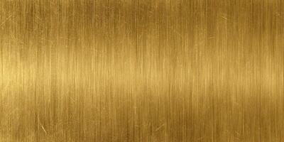 Seamless brushed metal texture background in gold photo
