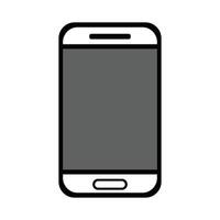 Smartphone mobile phone communication technology screen device icon digital electronics modern vector