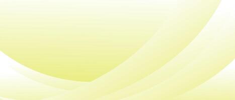 Abstract background with smooth light lines in yellow colors vector