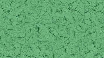 nature pattern with green leaves. illustration for your design vector