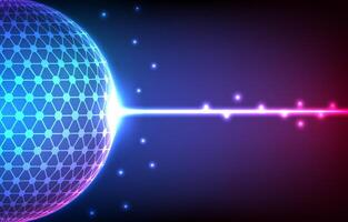 Digital technology background. Network futuristic online data cyber system wireless wifi map and world. vector