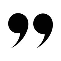 Quotation mark punctuation grammar writing text speech communication language sentence vector