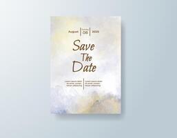 Modern digital invite with dreamy composition vector