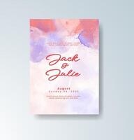 Vintage calligraphy save the date card vector