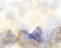 Vibrant watercolor splash with abstract shapes for background vector