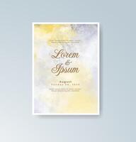 Autumn artistic thank you card vector