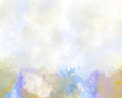 Smooth watercolor bleed creating abstract patterns vector