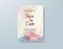 Classic RSVP card with subtle gradients vector