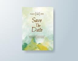 Elegant invitation template with canvas texture vector