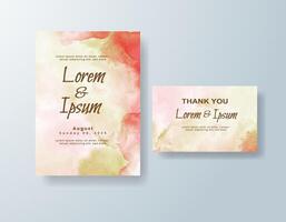 Boho save the date card with soft pastel tones color vector