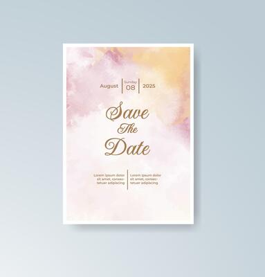 Rustic luxury wedding menu card