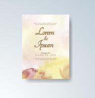 Rustic artistic wedding program vector