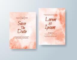 Greenery invitation template with subtle gradients color vector