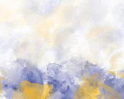 Abstract waves of color in watercolor style vector