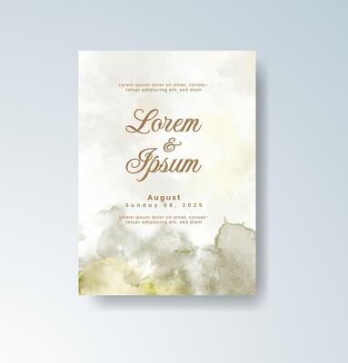 Rustic pastel thank you card
