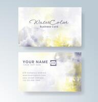 Watercolor theme adding warmth to professional branding vector