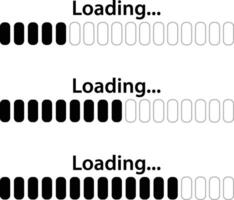 loading bar icons, Progress bar vector