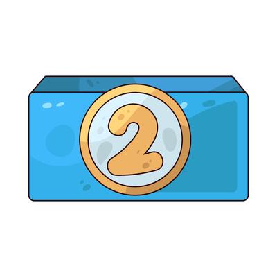 second place podium illustration