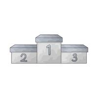 Illustration of Winner Podium vector