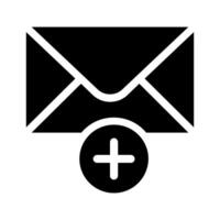 Add new message icon . Add new message sign. Mail web symbol. vector