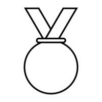 Medal icon isolated on white background for your web and mobile app design. vector