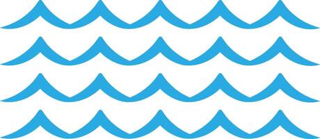 Water wave icon isolated on white background for your web and mobile app design vector