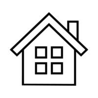House solid icon. Home illustration isolated on white. Building glyph style design, designed for web and app. Eps 10 vector
