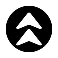 Arrow Icon . Flat Design Style. Made in illustration. Web design. vector