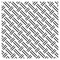 Seamless pattern in geometric ornamental style. Black pattern. vector