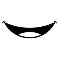 Smile icon . Laugh illustration sign. Positive symbol. Cartoon smile web icon. Smiles symbol for web and app. vector