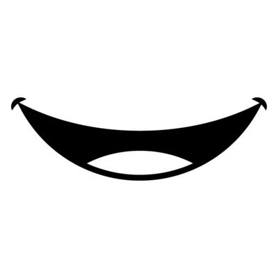 Smile icon . Laugh illustration sign. Positive symbol. Cartoon smile web icon. Smiles symbol for web and app.