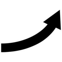 Arrow Up web icon. Designed for web and software interfaces. vector