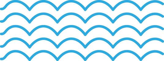 Water wave icon isolated on white background for your web and mobile app design, Water wave logo concept vector
