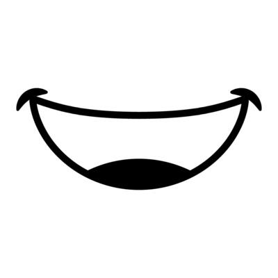 Smile icon . Laugh illustration sign. Positive symbol. Cartoon smile web icon. Smiles symbol for web.