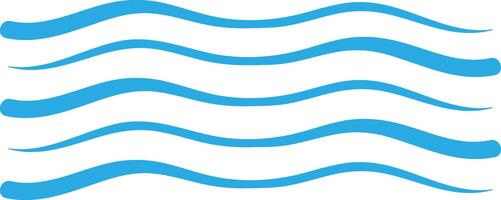 Water wave icon isolated on white background for your web and mobile app design, Water wave sign concept vector