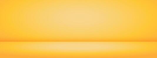 Limbo yellow background. Abstract studio gradient bg. Modern banner with empty space for advertising text. illustration. vector