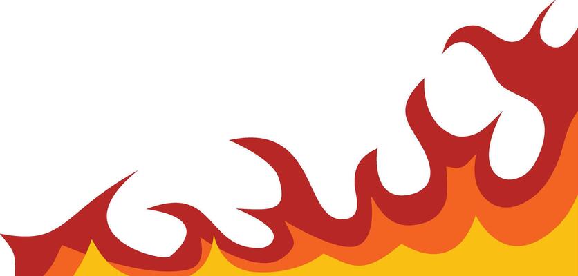 Fire Frame Border Icon.