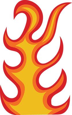 Fire Frame Illustration.
