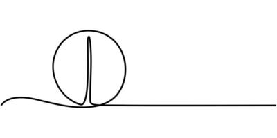 Medicine Pills Single Line Icon Continuous One Line Drawing vector