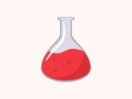 Sample lab illustration icon in simple style vector