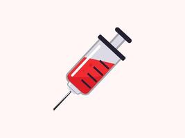 Injection icon in clean design vector