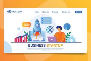 Business Report and Data Analysis Concept vector