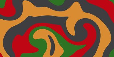 Juneteenth theme with wavy abstract background, freedom day. Perfect for your design template vector